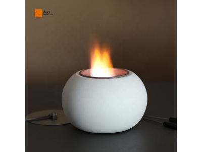 Wholesale Concrete Indoor Propane Fire Pit Portable Ethanol Fireplace Manufacturer Desktop BBQ Grill for Home Use