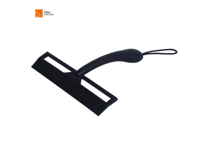 Bathroom Black Glass Window Cleaning Shower Squeegee Vinyl Wiper With Squeegee