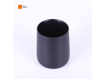  Home And Hotel Fashion Design Polyresin Toilet Bathroom Accessories Black Tumbler Eco-friendly Polyresin Multifunction holder