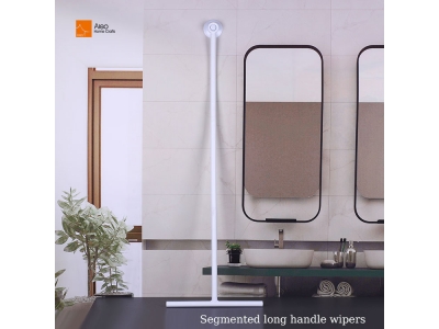 Factory Price Self Adhesive Bathroom Hot Sell 3 section PP/TPE Shower Squeegee Window Glass Wiper Scraper with sucker