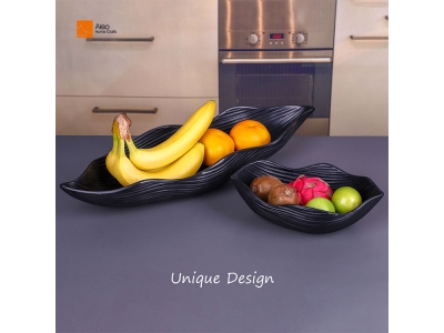 Premium Eco-friendly Resin Salad Serving Platter Fruit Tray for Kitchen Hotel or Home for Parties