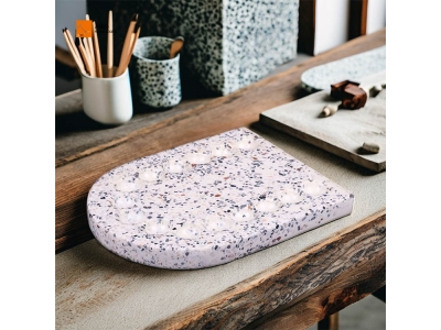  Watercolor Palette Painting Tray High-Quality Terrazzo Pigment Ink Holder For School Project Art Classes Durable Drawing Palette