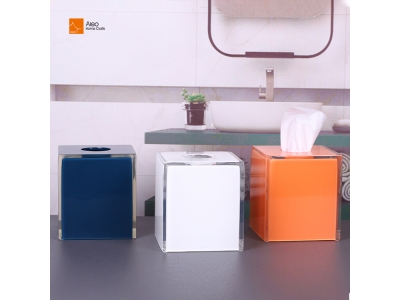 Hot Selling Premium Transparent Cover Rectangle and Square Design for Tissue Boxes