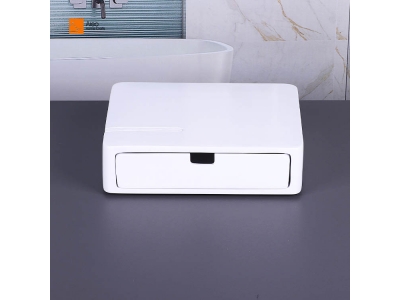 Luxury Hotel Amenities Set Decorative Bathroom Accessories Storage Drawer Box in Polyresin Toiletries Resin Amenities