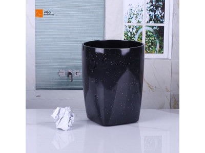  Factory Customized Wholesale Resin Garbage Bin Table Top Waste Basket for Living Room Accessories for Hotels