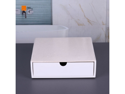 Hot Sale High-End Resin Storage Drawers Box Decorative Bathroom Jewelry and Amenity Box for Hotel Decor