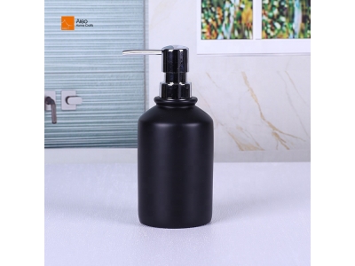  Handmade Luxury Custom Resin Soap and Lotion Dispensers Bathroom Decorative Polyresin for Hotel Amenities