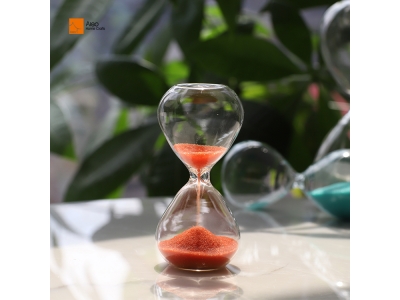 Cheap Promotional Colorful Hourglass Transparent 2 Minute Sand Timer Hour glass creative clock For Kids