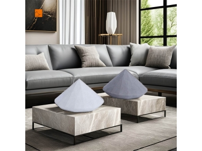  Customized Natural Garden/Home/Office/Hotel Beautiful Small Diamond Shape Cement Stone Decoration