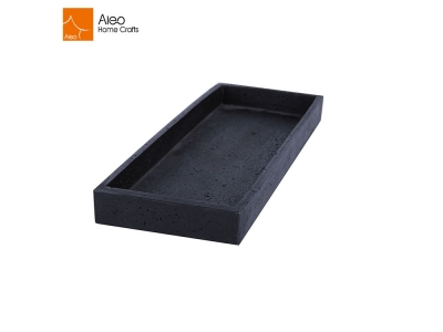 New Selling Customized Wholesale Durable Cement/polystone Pet Bird Feeder Tray