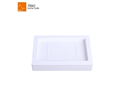  Wholesale Price Super Class Custom Logo Polyresin For Hotel/Home Accessory Bathtub Soap Dish 