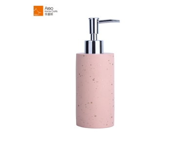 Factory Resin Fashion Bathroom Elegant Liquid Soap Dispenser Soap Container