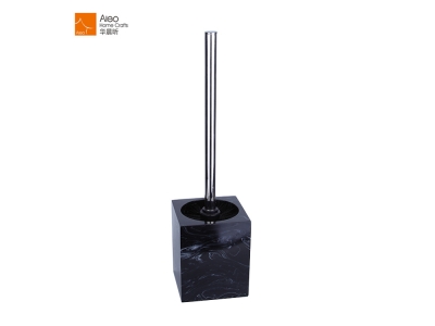 Hot Sell Marble Stainless Steel Toilet Brush Holder Not Hurt The Surface Lavatory Parts