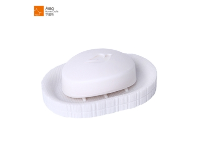 Cheap Home Use Eco-friendly Custom White Resin Soap Dishes With Good Quality 