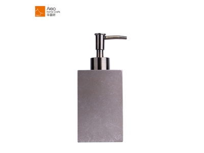 Hand Painting Bronze Resin Bathroom Hand/Beauty Lotion Liquid Dispenser Bottle 400ml