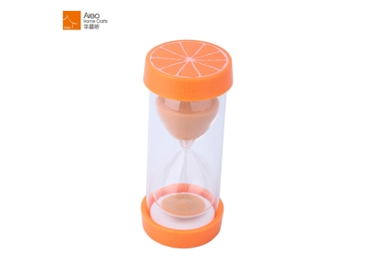 Manufacture Fruit Orange 5/10 Minutes Shower Sand Timer Hourglass For Sale