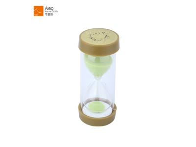 Hot Selling Beautiful Colorful Round Shape Glass Hourglass For Gift/Cooking