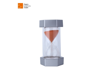 Factory Price 15 Minutes Acrylic/Plastic Sand Timer Hourglass Promotional Clock Gift