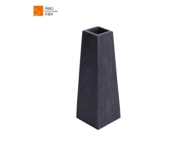 High Quality Modern Decoration Deep Brown Small Flower Vase For Hotel Decorate