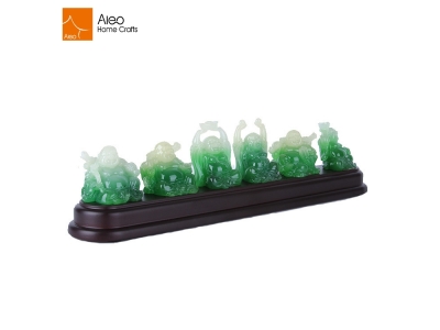 Imitated Jade Polyresin Resin Crafts Buddha Statue Resin