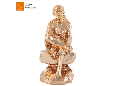 Decoration india vacuum plating polyresin gold idol antique indian god statues