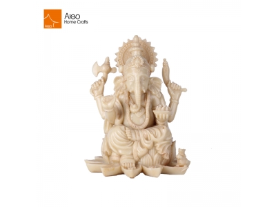 Religion Decoration Hot Sale Hindu Gods Small Resin India Ganesha Idol