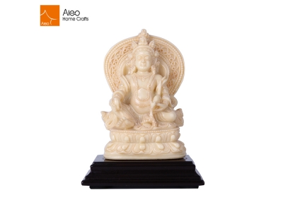 Attractive Ivory White Lord Statue For Home Decorative And Lucky God Gifts